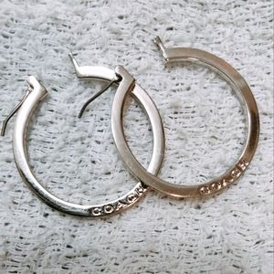 Coach Hoop Earrings